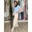 Nohavice outdoorové s opaskom dámske (S/M/L ONE SIZE) TALIANSKA MÓDA IM426111451/DUR S/M/L tmavo béžová