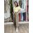 Nohavice outdoorové s opaskom dámske (S/M/L ONE SIZE) TALIANSKA MÓDA IM426111451/DUR S/M/L tmavo béžová