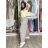 Nohavice outdoorové s opaskom dámske (S/M/L ONE SIZE) TALIANSKA MÓDA IM426111451/DUR S/M/L tmavo béžová
