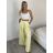 Nohavice dlhé máslové dámske (S/M/L ONE SIZE) TALIANSKA MÓDA IMWGB26001/DUR S/M/L biela