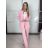 Komplet elegantní sako a kalhoty dámské KLARISA (S/M/L ONE SIZE) ITALSKÁ MÓDA IMPLP266377/DUR S/M/L žlutá