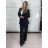 Komplet elegantní sako a kalhoty dámské KLARISA (S/M/L ONE SIZE) ITALSKÁ MÓDA IMPLP266377/DUR S/M/L žlutá