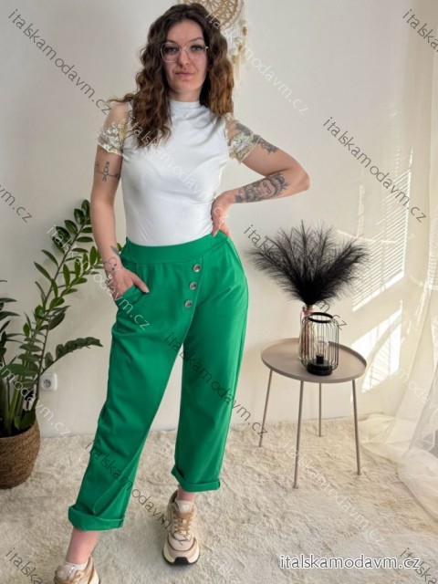 Nohavice dlhé háremky dámske (S/M ONE SIZE) TALIANSKA MÓDA IMD24126