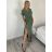 Šaty letné krátky rukáv dámske IRINA (S/M/L ONE SIZE) TALIANSKA MÓDA IMWBS260001/DUR S/M/L čierna