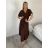 Šaty letné krátky rukáv dámske IRINA (S/M/L ONE SIZE) TALIANSKA MÓDA IMWBS260001/DUR S/M/L čierna