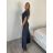 Súprava elegantné nohavice dlhé a Top dámska (S/M/L ONE SIZE) TALIANSKA MÓDA IMWGB260001/DUR S/M/L ružová