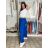 Nohavice letní s opaskom dámske TERNA (S/M/L ONE SIZE) TALIANSKA MÓDA IM426001356/DUR S/M/L svetlo béžová