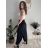 Nohavice viskoza letné aladinky dámske (S/M/L ONE SIZE) TALIANSKA MÓDA IM4260055/DUR modrá petrolejová S/M/L