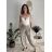 Nohavice viskoza letné aladinky dámske (S/M/L ONE SIZE) TALIANSKA MÓDA IM4260055/DUR modrá petrolejová S/M/L