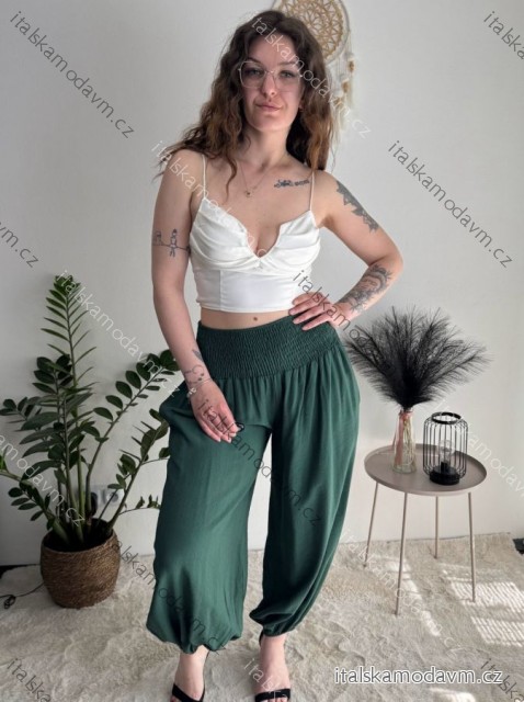 Nohavice viskoza letné aladinky dámske (S/M/L ONE SIZE) TALIANSKA MÓDA IM4260055/DUR