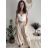 Nohavice elegantné dámske (S/M/L ONE SIZE) TALIANSKA MÓDA IMM26M8102/DR svetlo modrá S/M/L