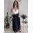 Sukně dlouhá letní dámská (S/M/L ONE SIZE) ITALSKÁ MÓDA IMSM26107