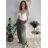 Sukňa dlhá letná dámska (S/M/L ONE SIZE) TALIANSKA MÓDA IMSM26107/DU béžová S/M/L