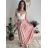 Sukňa dlhá letná dámska (S/M/L ONE SIZE) TALIANSKA MÓDA IMSM26107/DU béžová S/M/L