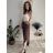 Nohavice letné zavinovací dlhé oversize dámske GINIE (S/M/L ONE SIZE) TALIANSKA MÓDA IMD24250/DU starorůžová, S/M/L