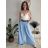 Kalhoty dlouhé elegantní s páskem dámské (S/M/L ONE SIZE) ITALSKÁ MÓDA IMSM26005/DU -   zelená limetková -   S/M/L