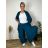Sukně dlouhá dámské LAYA (46/48/50 ONE SIZE) ITALSKÁ MÓDA IM424423