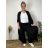 Cardigan letný 3/4 dlhý rukáv dámsky nadrozmer VESUNA (48/50/52 ONE SIZE) TALIANSKA MÓDA IM425415
