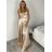 Šaty dlhé letné na ramienka dámske (XS/S/M ONE SIZE) TALIANSKA MÓDA IMPBB24B24780/DUR červená XS/S/M