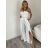 Overal dlouhý elegantní carmen na ramínka dámský (XS/S/M ONE SIZE) ITALSKÁ MÓDA IMWHP25956/DUR hnědá XS/S/M