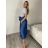 Šaty volnočasové krátky rukáv dámske PARMA (S/M/L ONE SIZE) TALIANSKA MÓDA IMSM26001235