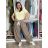 Kalhoty outdoorové s páskem dámské (S/ML ONE SIZE) ITALSKÁ MÓDA IM426111451