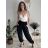 Kalhoty viskoza letní aladinky dámské (S/M/L ONE SIZE) ITALSKÁ MÓDA IM4260055