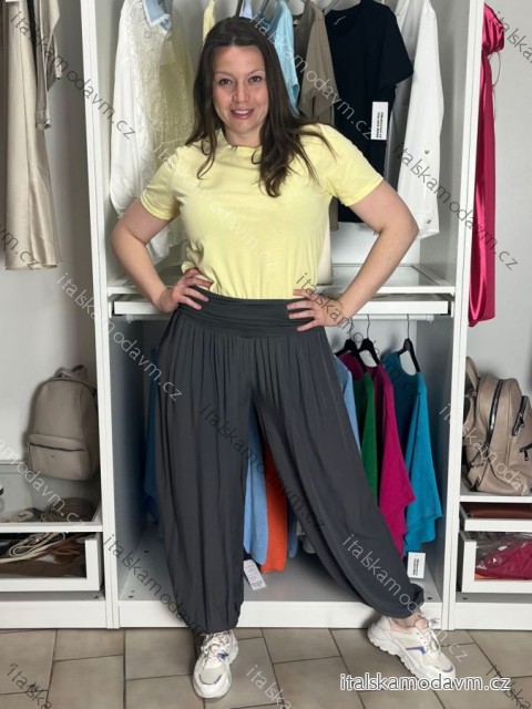 Nohavice háremky aladinky dlhé dámske (S/M/L ONE SIZE) TALIANSKA MÓDA IMBM260001/DUR