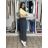 Kalhoty harémky aladinky dlouhé dámské (S/M/L ONE SIZE) ITALSKÁ MÓDA IMBM260001/DUR S/M/L šedá