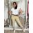 Nohavice volnočasové s opaskom dámske MIRKA (S/M/L ONE SIZE) TALIANSKA MÓDA IM425553/DUR S/M/L béžová