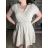 Šaty voľnočasové letný mušelín krátky rukáv dámske (S/M/L ONE SIZE) TALIANSKA MÓDA IM4250001/DUR -   čierna
 -   S/M/L
