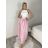 Sukňa dlhá s páskem dámska MONA  (S/M/L ONE SIZE) TALIANSKA MÓDA IMM25M12361