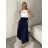 Sukňa dlhá s páskem dámska MONA  (S/M/L ONE SIZE) TALIANSKA MÓDA IMM25M12361
