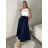 Sukňa dlhá s páskem dámska MONA  (S/M/L ONE SIZE) TALIANSKA MÓDA IMM25M12361