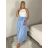 Sukňa dlhá s páskem dámska MONA  (S/M/L ONE SIZE) TALIANSKA MÓDA IMM25M12361