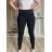 Legíny džegíny dlhé dámske (S/M-XL/2XL) TURECKÁ MÓDA TMWL233308619/DUR S / M čierna