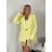 Sako s krajkou dlouhý rukáv dámské (S/M/L ONE SIZE) ITALSKÁ MÓDA IMPVN26251175/DUR S/M/L béžová
