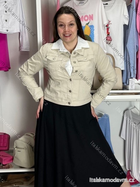 Bunda riflová krátká dámská (S-2XL) MOON GIRL MOON26GY3017P/DUR béžová M