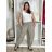 Nohavice aladinky letné dámske (S/M/L ONE SIZE) TALIANSKA MÓDA IM426181/DUR S/M/L tmavo béžová