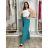 Nohavice dlhé letné dámske JULY (S/M/L/XL ONE SIZE) TALIANSKA MÓDA IMM2619137MY/DUR S/M/L tyrkysová