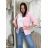 Sako elegantné 3/4 dlhý rukáv dámske SIMONA (S/M/L ONE SIZE) TALIANSKA MÓDA IMD26010/DUR bílá S/ML