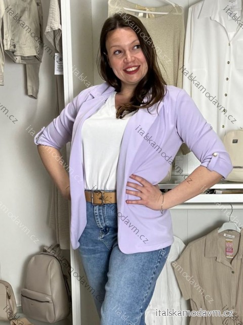 Sako elegantní 3/4 dlouhý rukáv dámské SIMONA (S/M/L ONE SIZE) ITALSKÁ MÓDA IMD26010/DUR