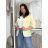 Sako elegantné 3/4 dlhý rukáv dámske SIMONA (S/M/L ONE SIZE) TALIANSKA MÓDA IMD26010/DUR S/M/L žlutá