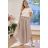 Kalhoty dlouhé letní dámské (S/M/L ONE SIZE) ITALSKÁ MÓDA IMD26093