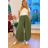 Kalhoty dlouhé letní dámské (S/M/L ONE SIZE) ITALSKÁ MÓDA IMD26093