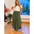 Kalhoty dlouhé letní dámské (S/M/L ONE SIZE) ITALSKÁ MÓDA IMD26093