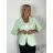 Sako dlhý rukáv dámske ALANA (S/M/L ONE SIZE) TALIANSKA MÓDA IMPBN2616842/DUR S/M/L svetlozelená