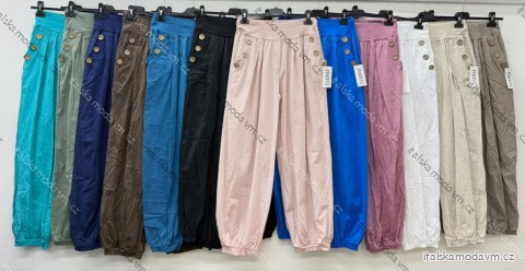 Nohavice letné dámske (S/M/L ONE SIZE) TALIANSKA MÓDA IM426224