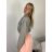 Bunda riflová dlhý rukáv dámska (S/M/L ONE SIZE) TALIANSKA MÓDA IMPOZ2616590/DUR S/M/L hnedá