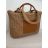 Kabelka boho letní dámska (46cm X 30cm) Versoli VER26PB-33/DUR ONE SIZE béžová